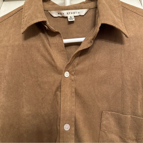 Fall Button Down Blouse - Picture 3 of 6